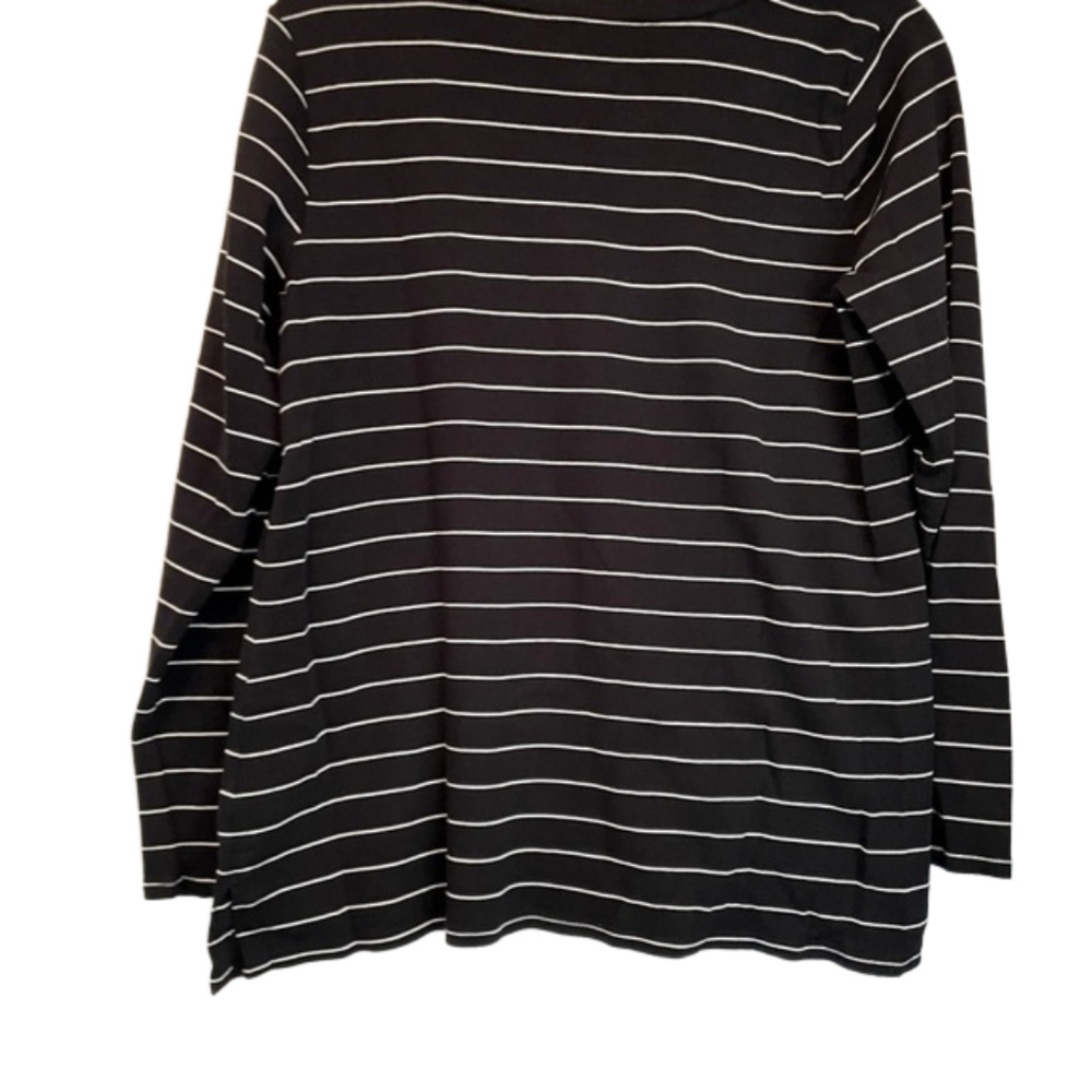 J Jill striped long sleeve T shirt - Picture 2 of 2